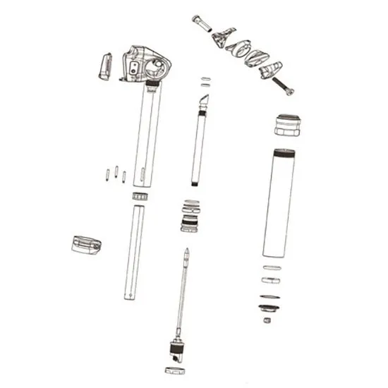 Rock Shox Reverb Stealth A2/b1 Dichtung, Black / blue, One Size Rock Shox Reverb Stealth A2/b1 Dichtung, Black / blue, One Size