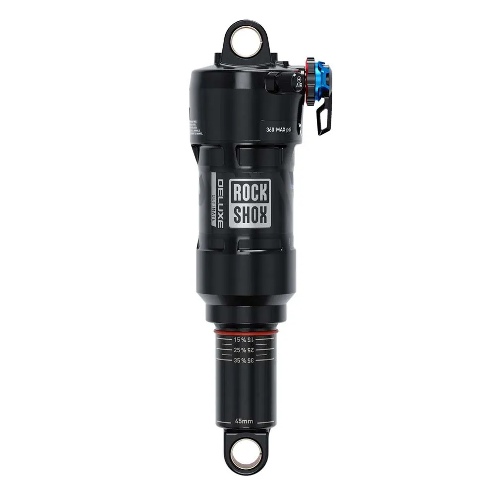 Rock Shox Rs Deluxe Ultimate Rct Linear Air 0neg/0pos Tokens Linearreb/dcomp 380lb Lockout Stoßdämpfer, Black, 50mm, 185mm Rock Shox Rs Deluxe Ultimate Rct Linear Air 0neg/0pos Tokens Linearreb/dcomp 380lb Lockout Stoßdämpfer, Black, 50mm, 185mm