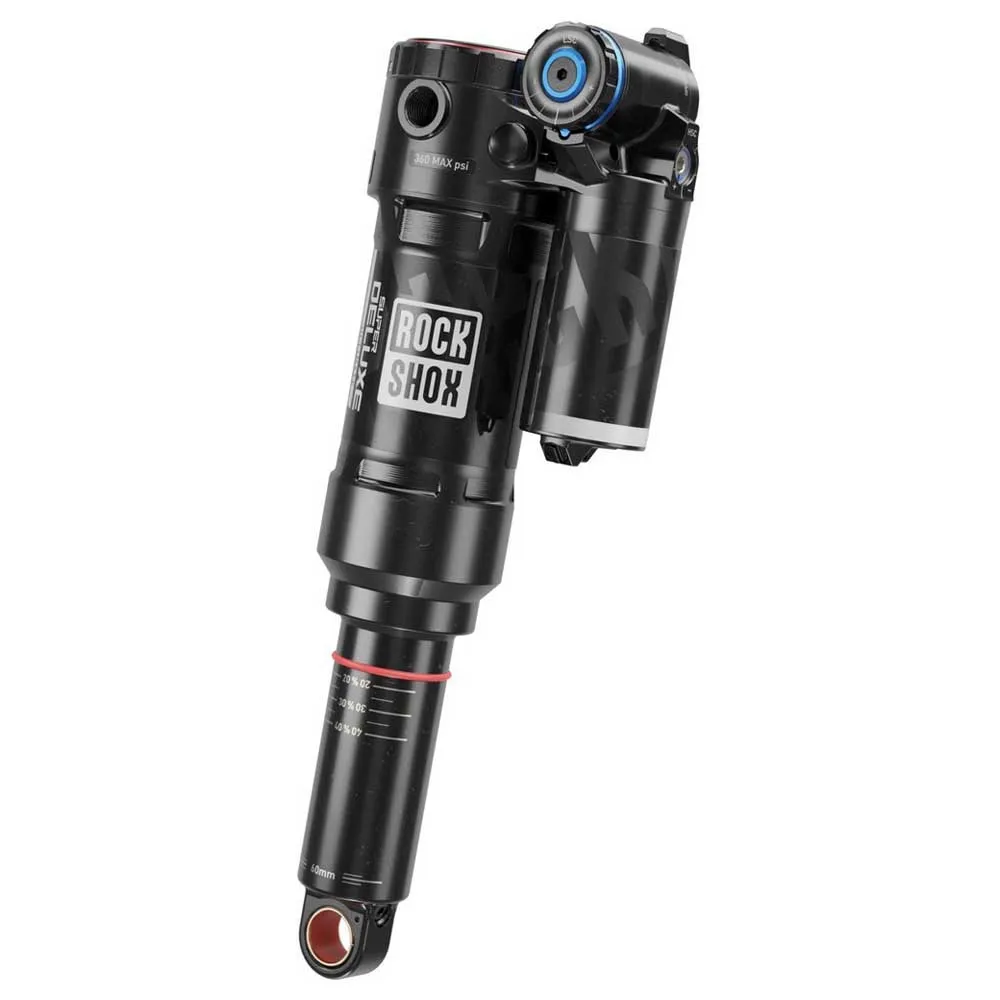 Rock Shox Rs Super Deluxe Ultimate Rc2t Progressive Air Standard C2 Trek Rail 2020+ Stoßdämpfer, Black, 57.5mm, 230mm Rock Shox Rs Super Deluxe Ultimate Rc2t Progressive Air Standard C2 Trek Rail 2020+ Stoßdämpfer, Black, 57.5mm, 230mm