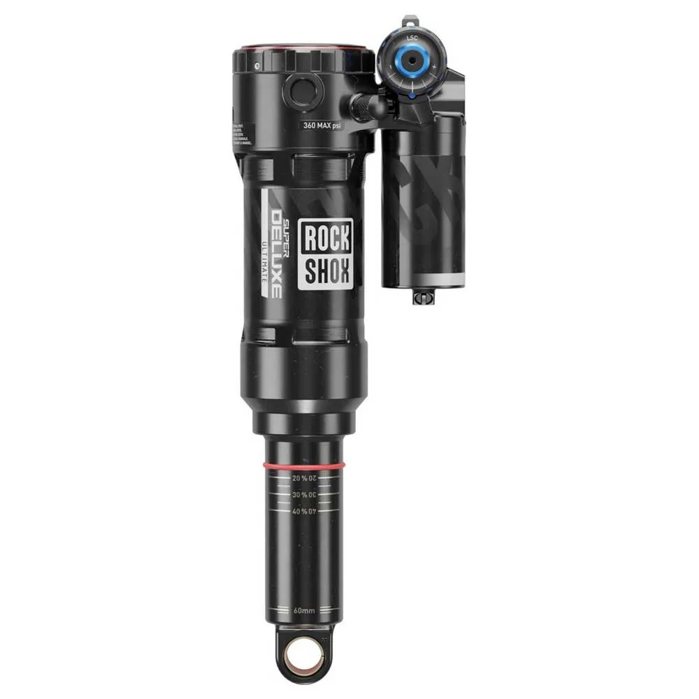 Rock Shox Rs Super Deluxe Ultimate Rc2t Progressive Air Standard C2 Trek Rail 2020+ Stoßdämpfer, Black, 57.5mm, 230mm Rock Shox Rs Super Deluxe Ultimate Rc2t Progressive Air Standard C2 Trek Rail 2020+ Stoßdämpfer, Black, 57.5mm, 230mm