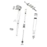 Rock Shox Sattelstützen-schlauchanschluss Für Reverb A1-b1/reverb Stealth A1-b1, Black, One Size
