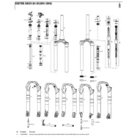 Rock Shox Sektor Rl 26´´ 140 Mm Pushloc Federinnenteile Rock Shox Sektor Rl 26´´ 140 Mm Pushloc Federinnenteile