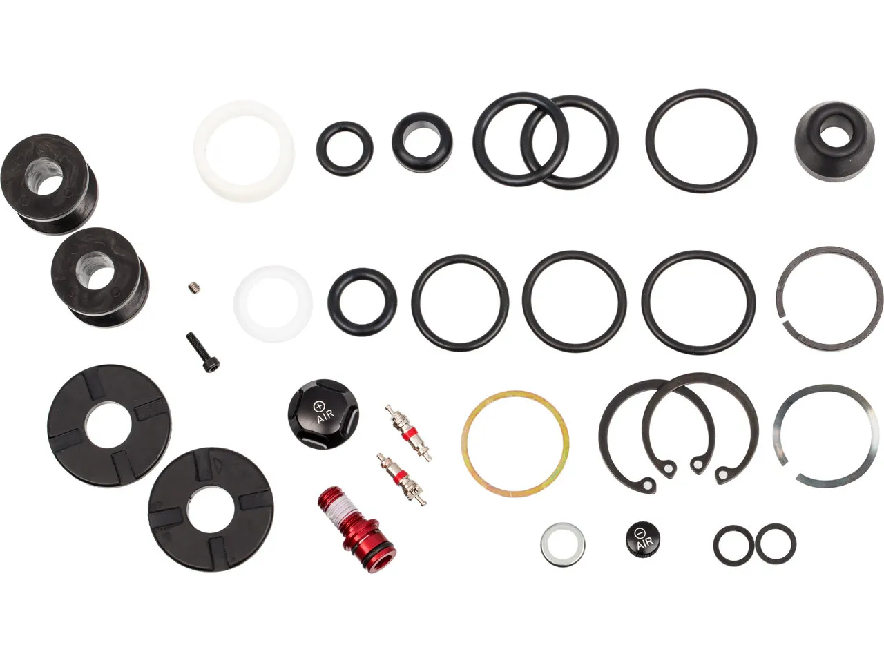 Rock Shox Service Kit für Reba Dual Air / Motion Control Modell 2009-2012, Black, One Size Rock Shox Service Kit für Reba Dual Air / Motion Control Modell 2009-2012, Black, One Size
