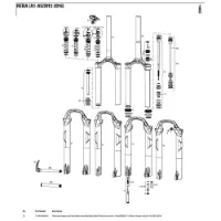 Rock Shox Sid 26´´ 120 Mm Gabel-feder-dichtungskopf Rock Shox Sid 26´´ 120 Mm Gabel-feder-dichtungskopf