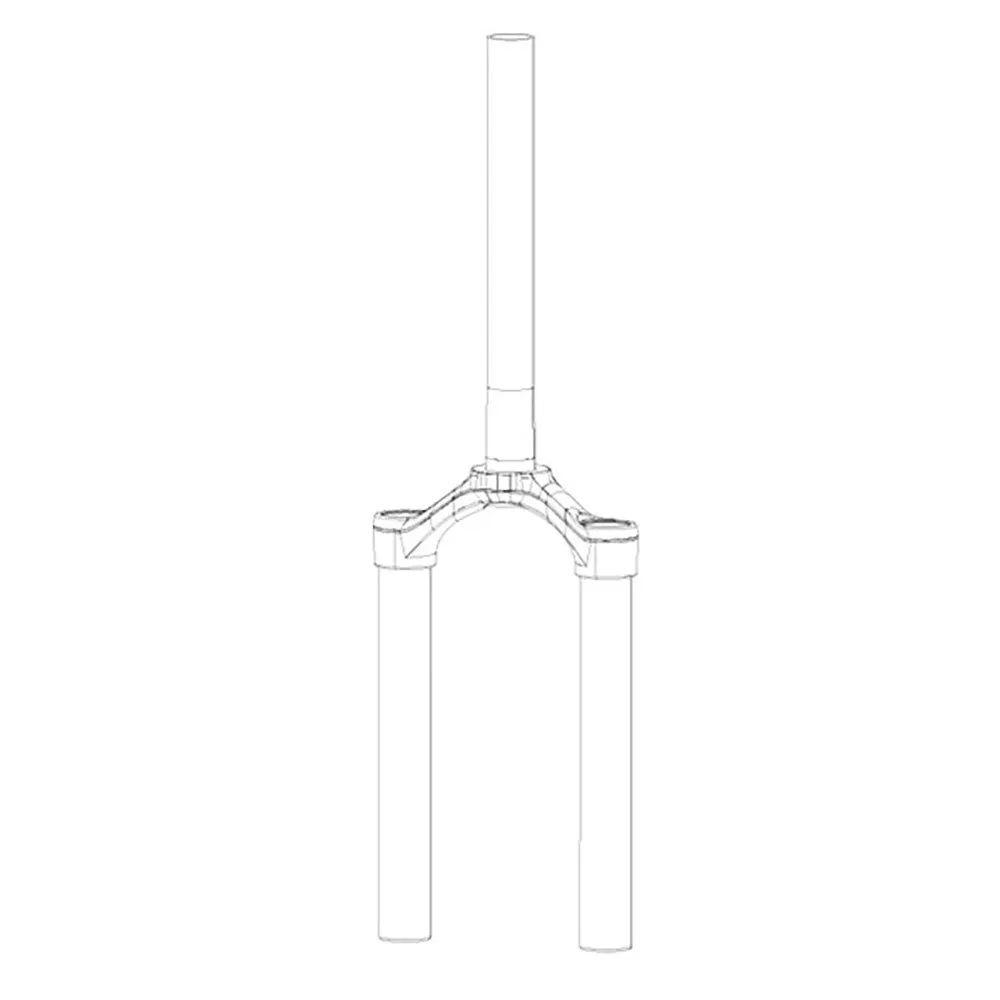 Rock Shox Sid Sl/ultimate 44 Offset 32 Mm Gabel Mit Kronen-/lenk-/oberrohr-baugruppe Rock Shox Sid Sl/ultimate 44 Offset 32 Mm Gabel Mit Kronen-/lenk-/oberrohr-baugruppe