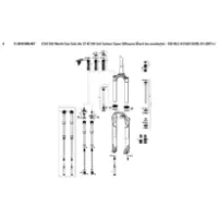 Rock Shox Sid World Cup/rlc/xx/rl 27´´ 42 Offset Solo Air Carbon Taper Gabel Mit Kronen-/lenk-/oberrohr-baugruppe Rock Shox Sid World Cup/rlc/xx/rl 27´´ 42 Offset Solo Air Carbon Taper Gabel Mit Kronen-/lenk-/oberrohr-baugruppe