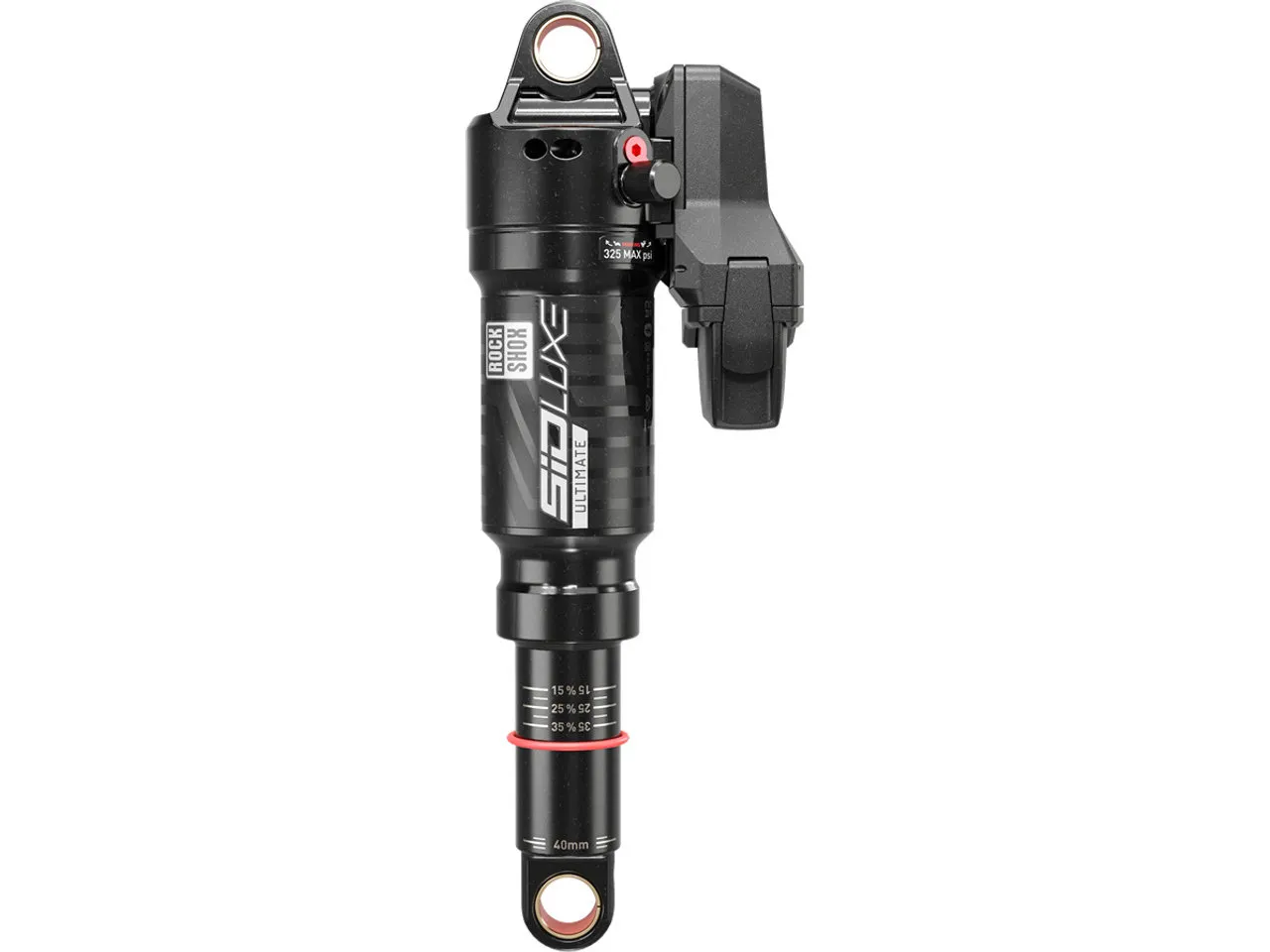 Rock Shox SIDLuxe Ultimate FA Solo Air Dämpfer für Orbea Oiz Modell 2020 - 2022, Black, 40mm, 190mm Rock Shox SIDLuxe Ultimate FA Solo Air Dämpfer für Orbea Oiz Modell 2020 - 2022, Black, 40mm, 190mm
