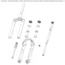 Rock Shox Silber Gabeldämpfer-baugruppe 35 Schlüsselfertig Fernbedienbar, Black, 17mm