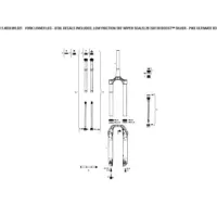 Rock Shox Silver Pike Ultimate B3 Flask Gabel Senkt Sich Rock Shox Silver Pike Ultimate B3 Flask Gabel Senkt Sich