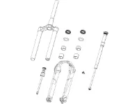 Rock Shox Tauchrohreinheit für Lyrik Ultimate D1+ 27,5" ab Modell 2023 Rock Shox Tauchrohreinheit für Lyrik Ultimate D1+ 27,5" ab Modell 2023