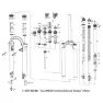 Rock Shox Tora 289/302 Mm Rebound Damper Patrone, Silver / black, One Size