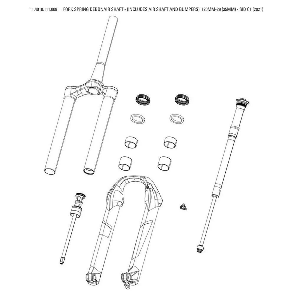 Rock Shox Upgrade-kit 35 Mm Rock Shox Upgrade-kit 35 Mm