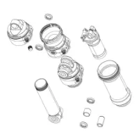 Rock Shox Vivid Trunnion 50 C1+ 2024+ Heckstoßdämpfer-Ösen-kit