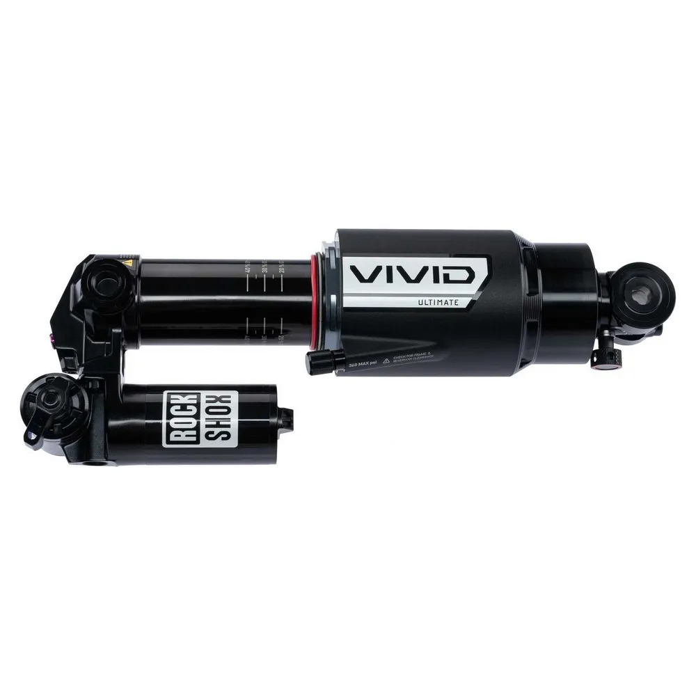 Rock Shox Vivid Ultimate Rc2t Stoßdämpfer, Black, 65mm, 205mm Rock Shox Vivid Ultimate Rc2t Stoßdämpfer, Black, 65mm, 205mm