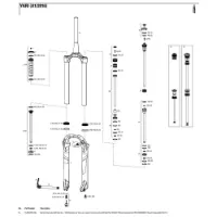 Rock Shox Yari 130 Mm Solo Air Boost Left Federinnenteile Rock Shox Yari 130 Mm Solo Air Boost Left Federinnenteile