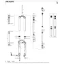 Rock Shox Yari 140 Mm Solo Air Boost Left Federinnenteile, Black, One Size