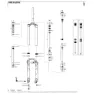 Rock Shox Yari/lyrik 150 Mm Solo Air Left Federinnenteile, Black, One Size
