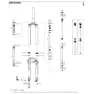 Rock Shox Yari/lyrik 150 Mmdual Position Air Left Federinnenteile, Black, One Size