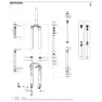 Rock Shox Yari/lyrik 27.5´´ 170 Mm Dual Position Air Left Federinnenteile, Black, One Size