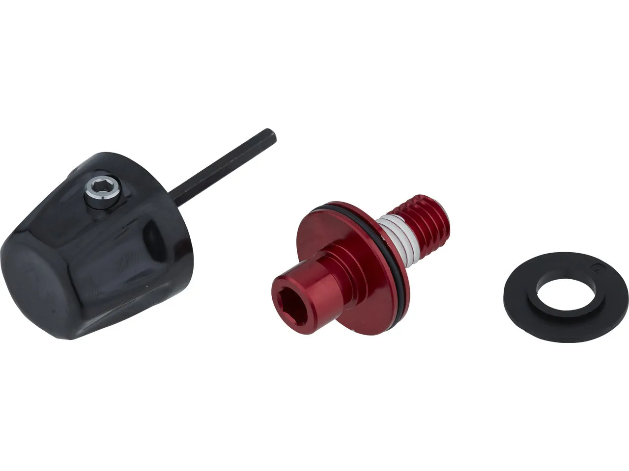 Rock Shox Zugstufeneinstellknopf Charger RC für Lyrik/Pike/Revelation/Yari/ZEB, One_size Rock Shox Zugstufeneinstellknopf Charger RC für Lyrik/Pike/Revelation/Yari/ZEB, One_size