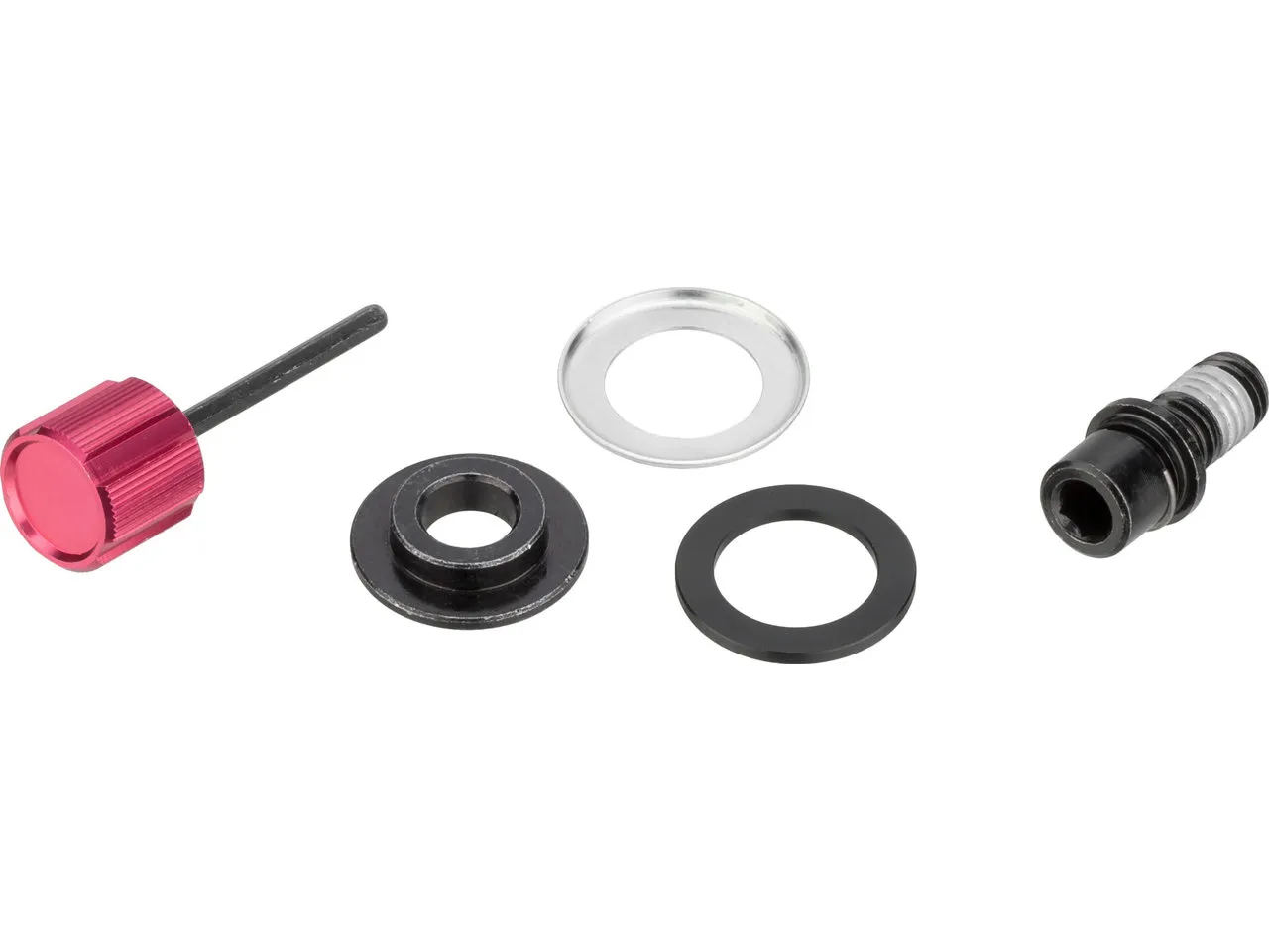 Rock Shox Zugstufeneinstellknopf für BoXXer RC Modell 2015 - 2016, Red / silver, One Size Rock Shox Zugstufeneinstellknopf für BoXXer RC Modell 2015 - 2016, Red / silver, One Size