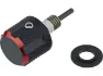 Rock Shox Zugstufeneinstellknopf für Lyrik D1+/Pike C1+/ZEB A1+ ohne ButterCups, Silver, One Size