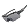Rockbros 10037 Polarisierte Sonnenbrille, Black, Black/CAT0-3