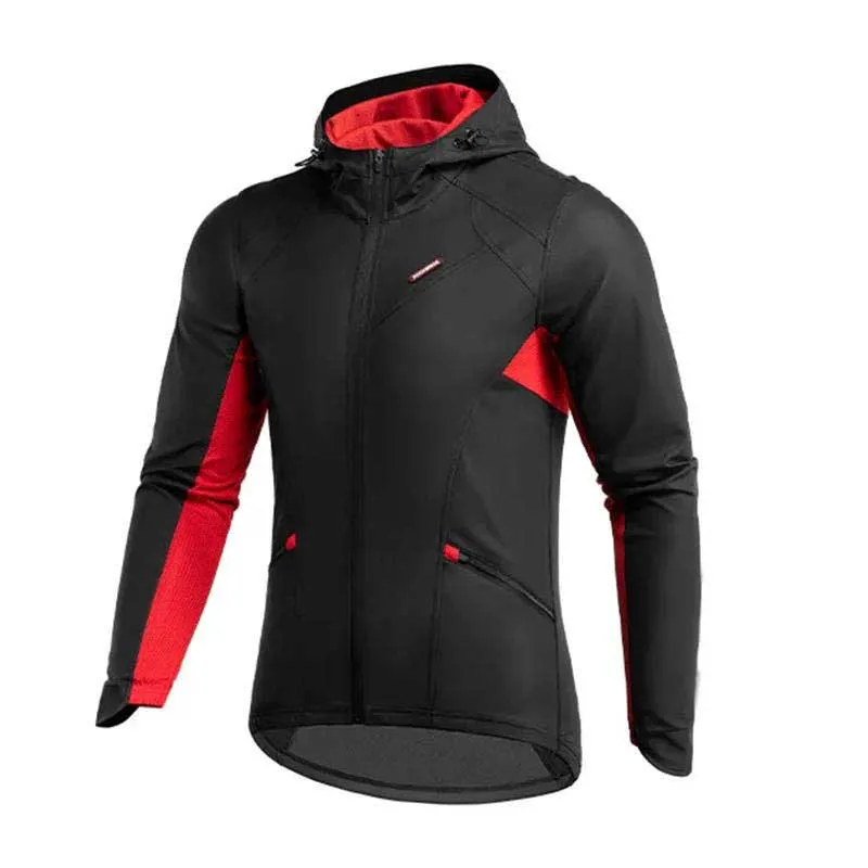 Rockbros Jacke, Black / red