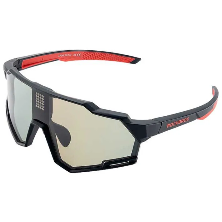 Rockbros Sp280 Smart Electrochromic Photochrome Sonnenbrille, Black, Black/CAT3