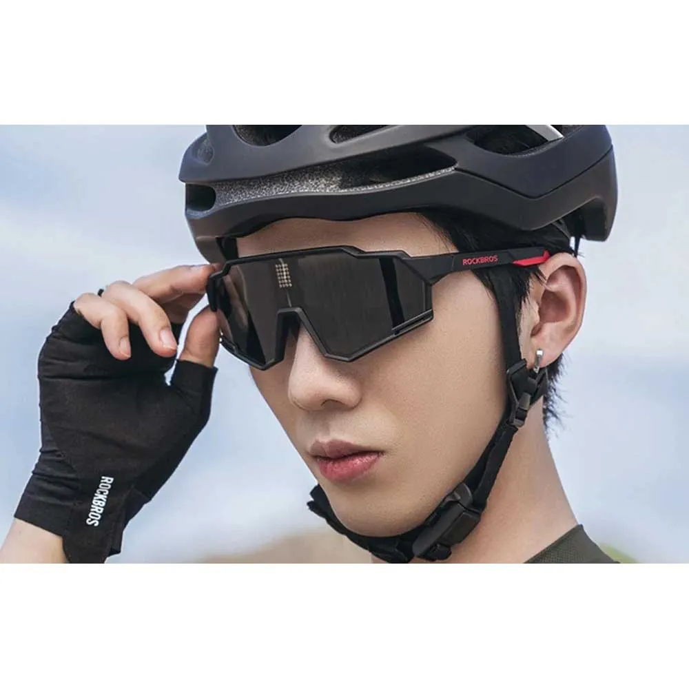 Rockbros Sp280 Smart Electrochromic Photochrome Sonnenbrille, Black, Black/CAT3