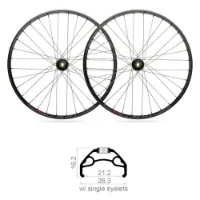 Rodi Black Rock 27.5´´ Disc Mtb-laufradsatz Rodi Black Rock 27.5´´ Disc Mtb-laufradsatz