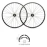 Rodi Black Rock 27.5´´ Disc Mtb-laufradsatz, Black, 12 x 100/12 x 142mm, Shimano/Sram HG