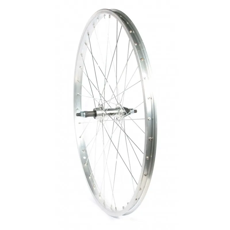 Rodi Hinterrad mit Muttern Freilauf 6/7v Parallex Etrto 21X559 Unisex, silber, 26"/35/65mm Rodi Hinterrad mit Muttern Freilauf 6/7v Parallex Etrto 21X559 Unisex, silber, 26"/35/65mm