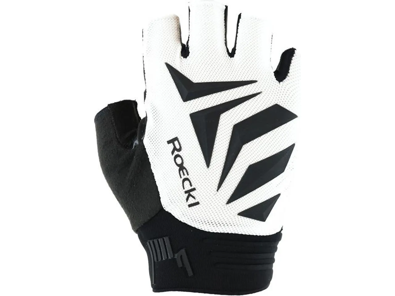 Roeckl Sports Isera 2 Halbfinger-Handschuhe, Weiß Roeckl Sports Isera 2 Halbfinger-Handschuhe, Weiß
