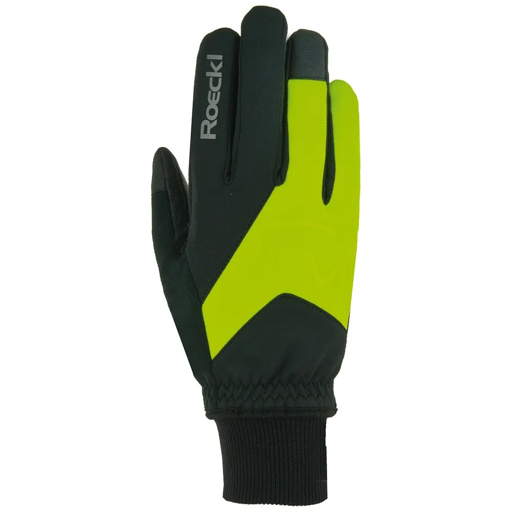Roeckl Sports Rieden Handschuhe, Black / yellow