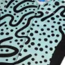 Rogelli Abstract Kurzarm-radtrikot, Turquoise / black