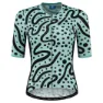 Rogelli Abstract Kurzarm-radtrikot, Turquoise / black