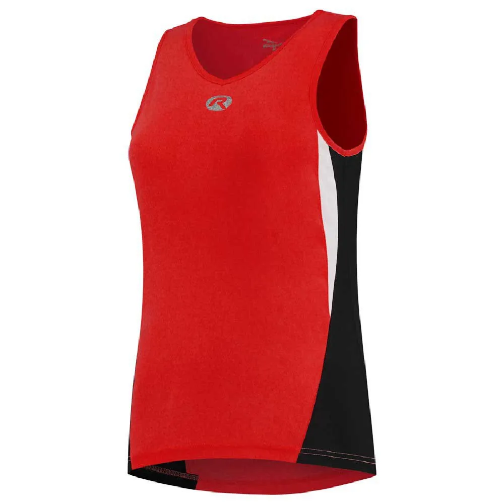 Rogelli Esty ärmelloses T-shirt female, Red / black / white