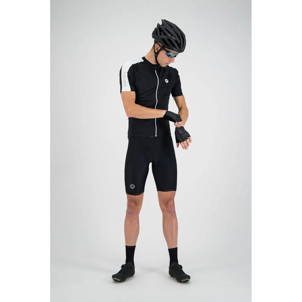 Rogelli Explore Kurzarm-radtrikot, Black / white Rogelli Explore Kurzarm-radtrikot, Black / white