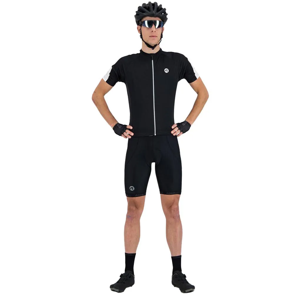 Rogelli Explore Kurzarm-radtrikot, Black / white, XXL Rogelli Explore Kurzarm-radtrikot, Black / white, XXL