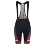 Rogelli Impress Ii Trägerhose, Burgundy / coral / black