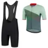 Rogelli Power Spike Kurzarm-trikot Und Trägerhose Set, Black / green