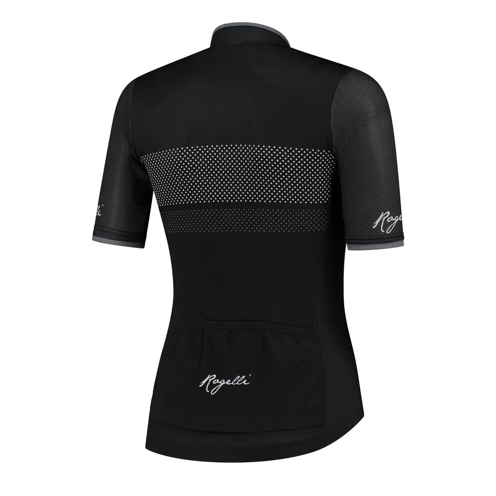 Rogelli Purpose Kurzarm-radtrikot, Black / white, XXL
