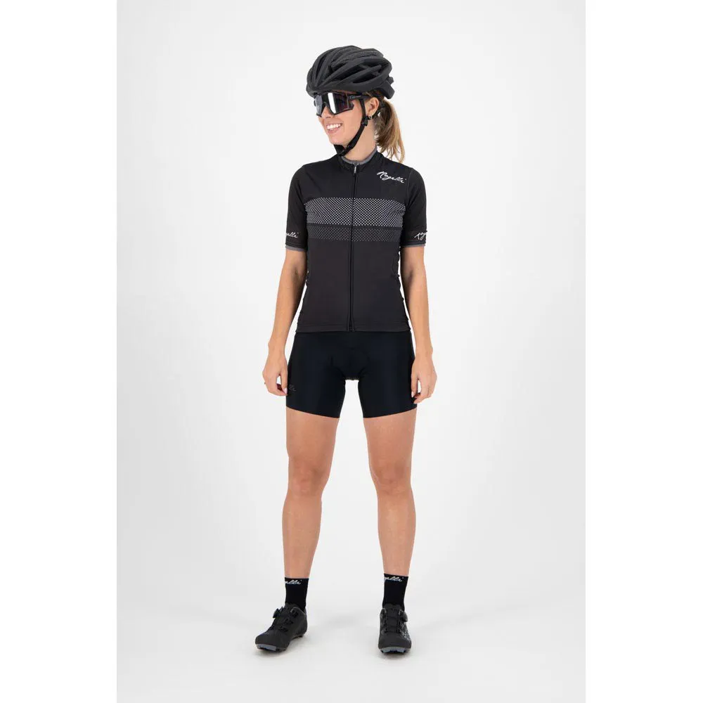 Rogelli Purpose Kurzarm-radtrikot, Black / white, XXL