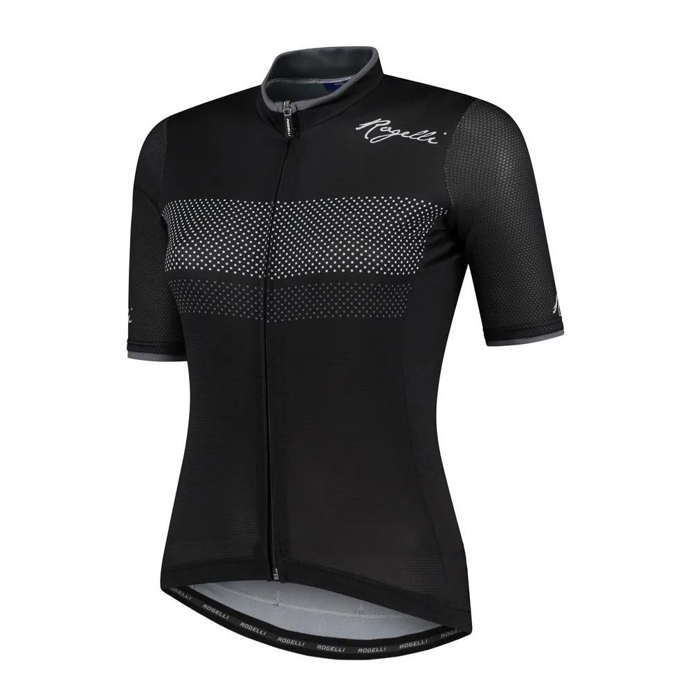 Rogelli Purpose Kurzarm-radtrikot, Black / white, XXL
