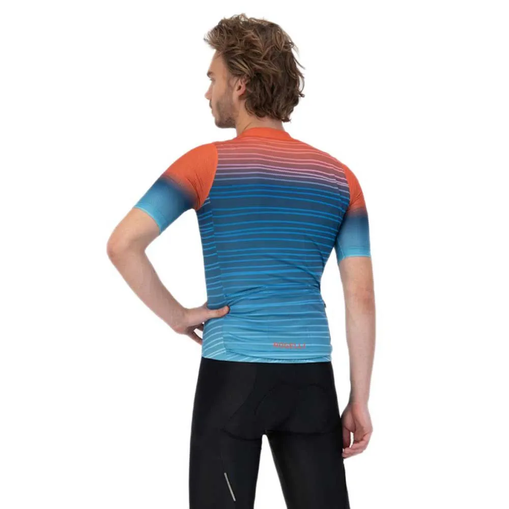 Rogelli Surf Kurzarm-radtrikot, Blue / orange Rogelli Surf Kurzarm-radtrikot, Blue / orange