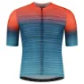 Rogelli Surf Kurzarm-radtrikot, Blue / orange