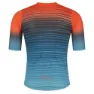 Rogelli Surf Kurzarm-radtrikot, Blue / orange
