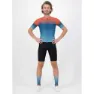 Rogelli Surf Kurzarm-radtrikot, Blue / orange