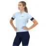 Rogelli Terrazzo Kurzarm-radtrikot, Light blue / navy